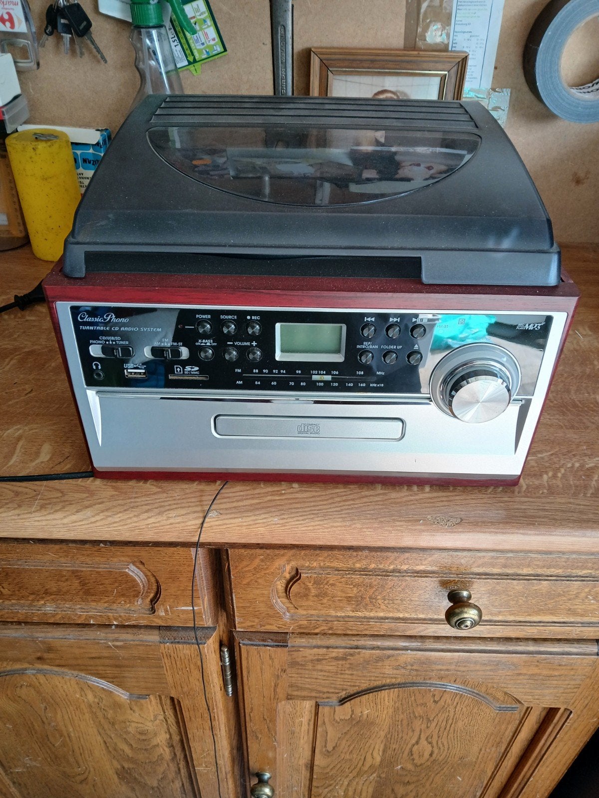 Tourneur de disques CD pour radio rétro, Enlèvement, Radio