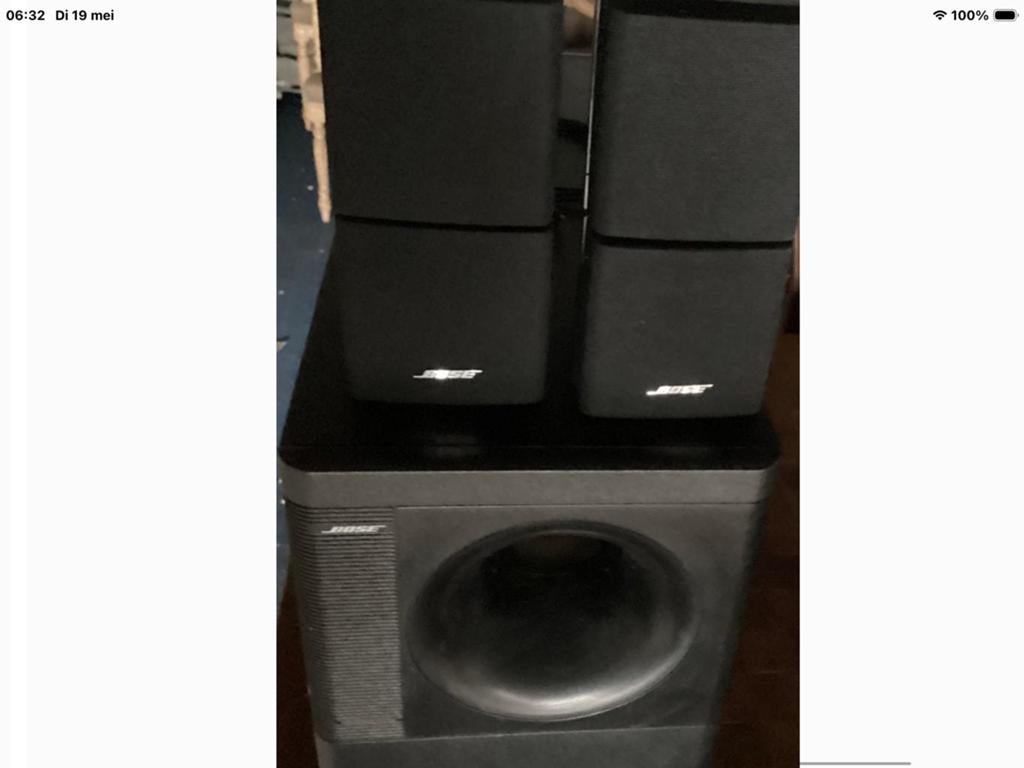 BOSE ACCOUSTIMASS ,  1 x getest ,zo goed als nieuwe set!!!, Audio, Tv en Foto, Luidsprekerboxen, Ophalen of Verzenden, Zo goed als nieuw