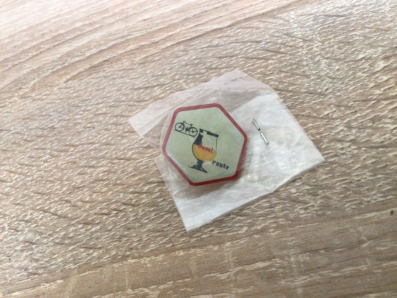 Duvel fietsroute pin, nieuw, Ophalen of Verzenden, Zo goed als nieuw, Duvel