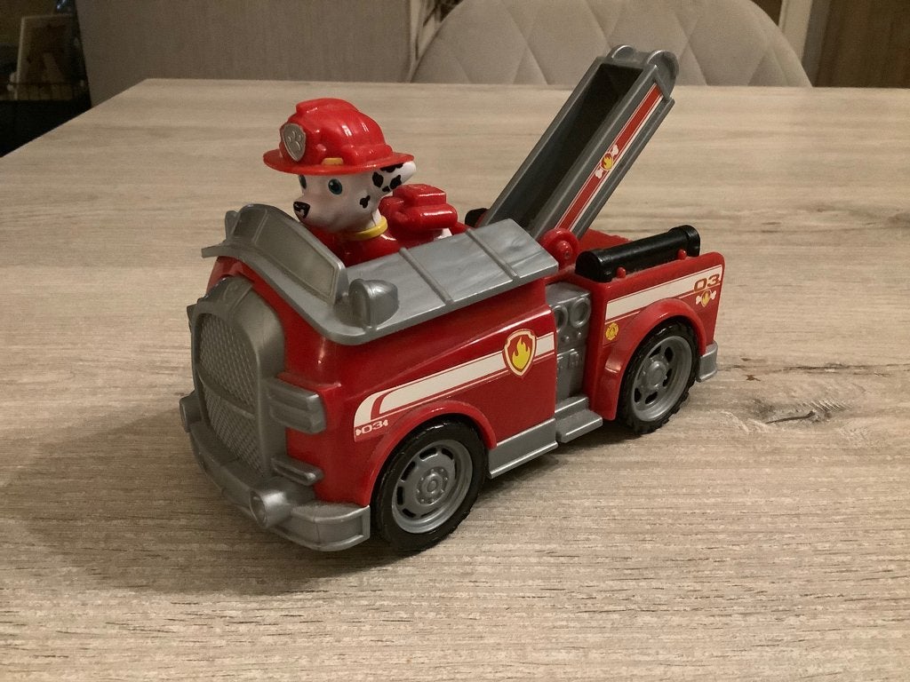 Paw patrol Basic Vehicle Marshall (12x17 cm), Ophalen of Verzenden, Zo goed als nieuw