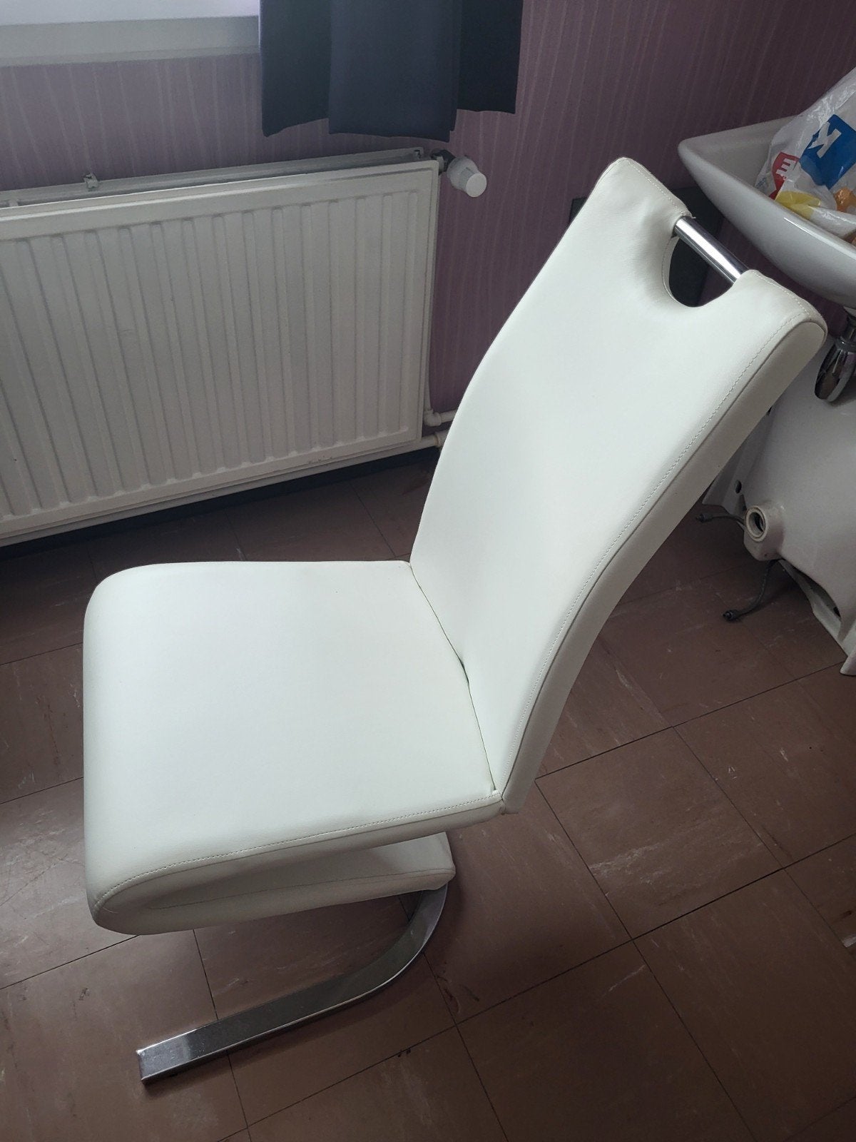 bureau wit als nieuw, Huis en Inrichting, Bureaus, Ophalen of Verzenden, Wit