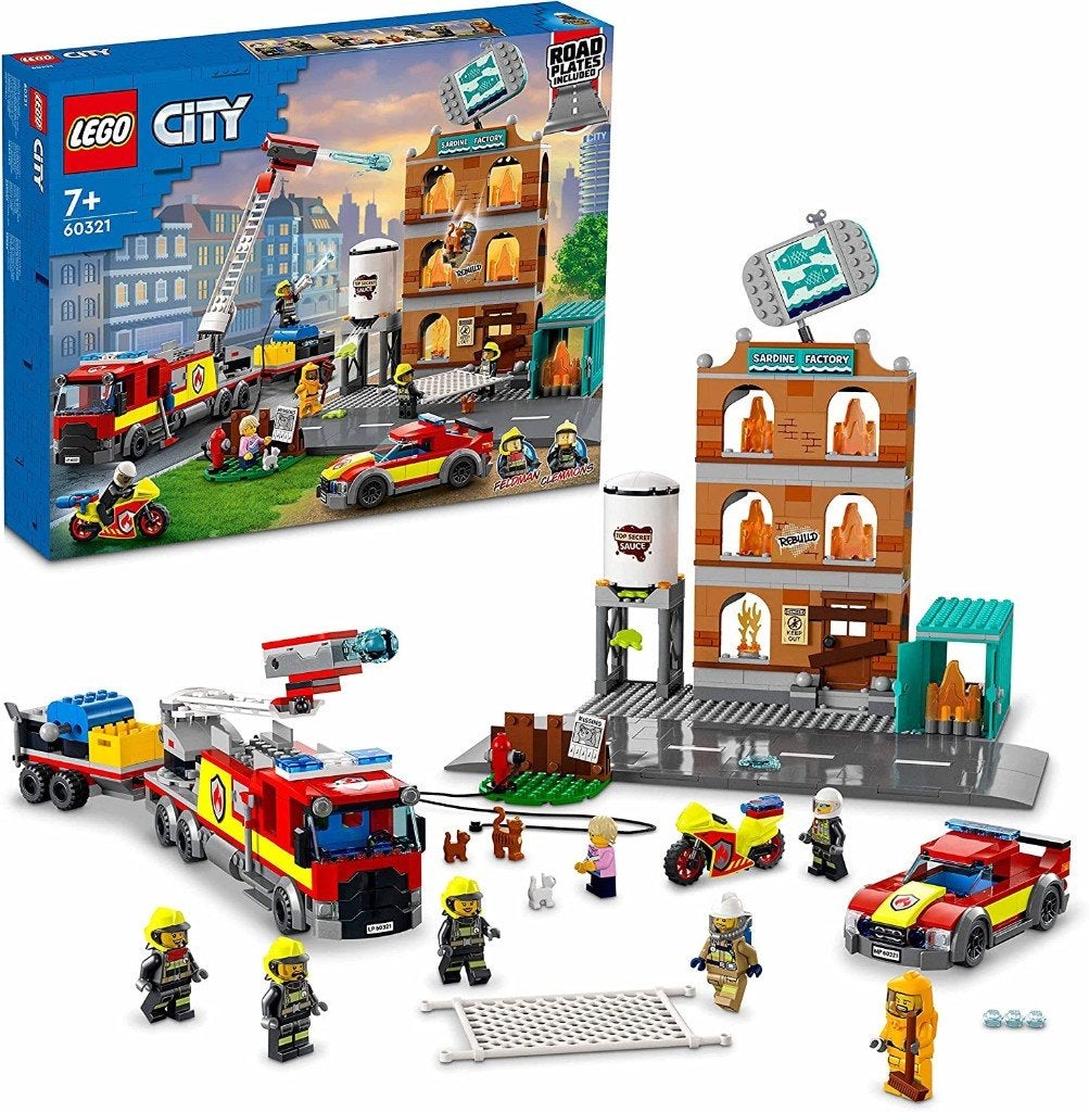 Neuf - Lego City - La brigade des pompiers (60321), Enlèvement ou Envoi, Complet, Lego, Ninjago