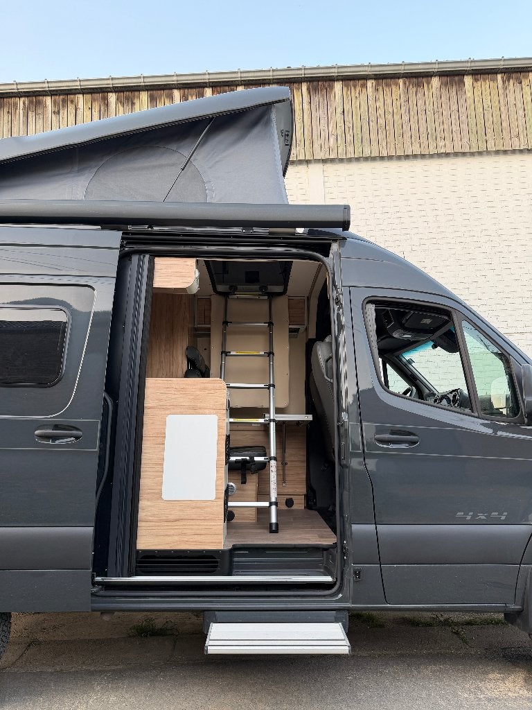 Mercedes Sprinter HYMER Grand Canyon S   4x4   GARANTIE 12M., Automaat, ESP - Contrôle de stabilité, Luifel, Bedrijf