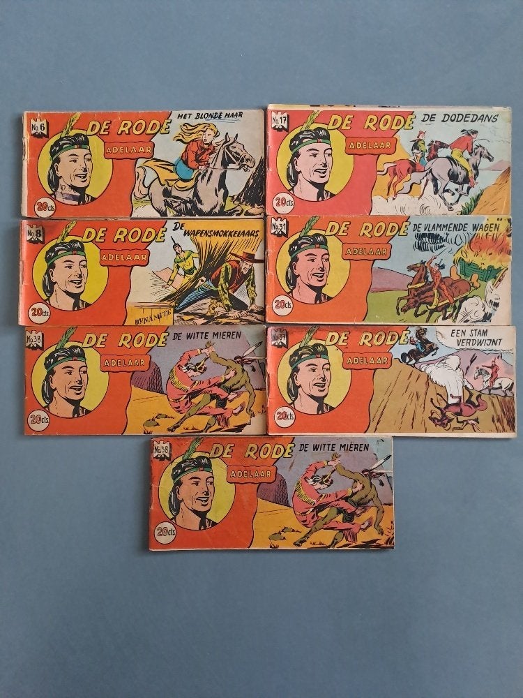 De Rode Adelaar, lotje lilliput boekjes, Ophalen of Verzenden