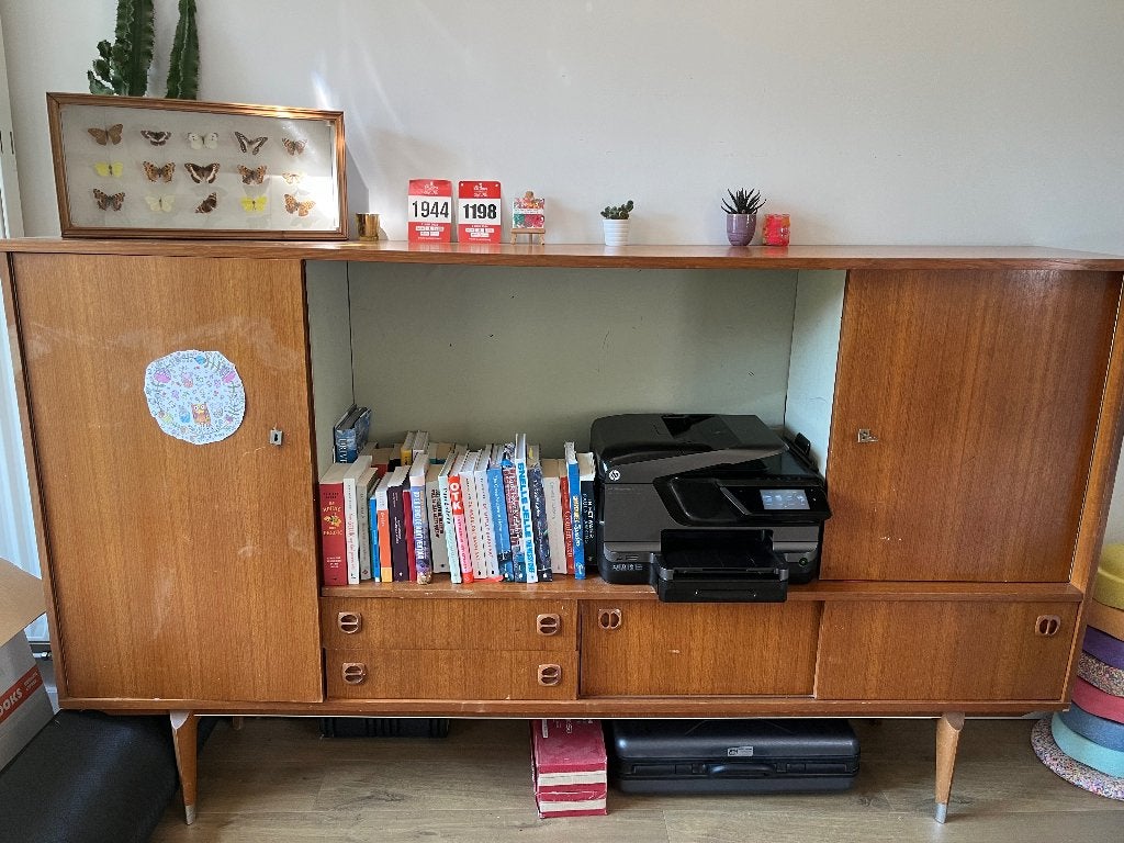 Houten kast, Ophalen, Gebruikt