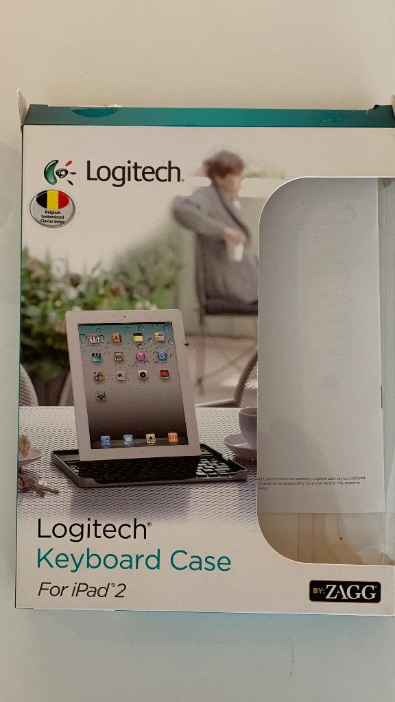 Logitech-toetsenbordhoes voor iPad 2, Computers en Software, Toetsenborden, Ophalen, Logitech G, Draadloos, Nieuw