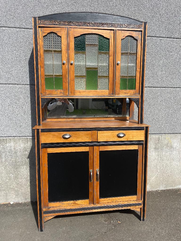 Buffet Art Déco en bois, Maison & Meubles, Armoires | Buffets, Utilisé, 150 à 200 cm, 100 à 150 cm, 25 à 50 cm, Enlèvement