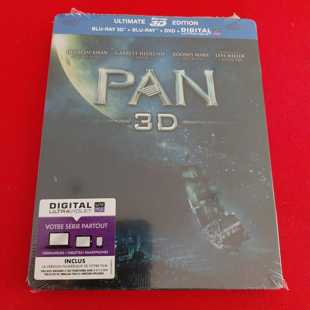 Pan Steelbook Edition Ultime Combo Blu-ray 3D + Blu-ray, Enlèvement, Neuf, dans son emballage, Aventure