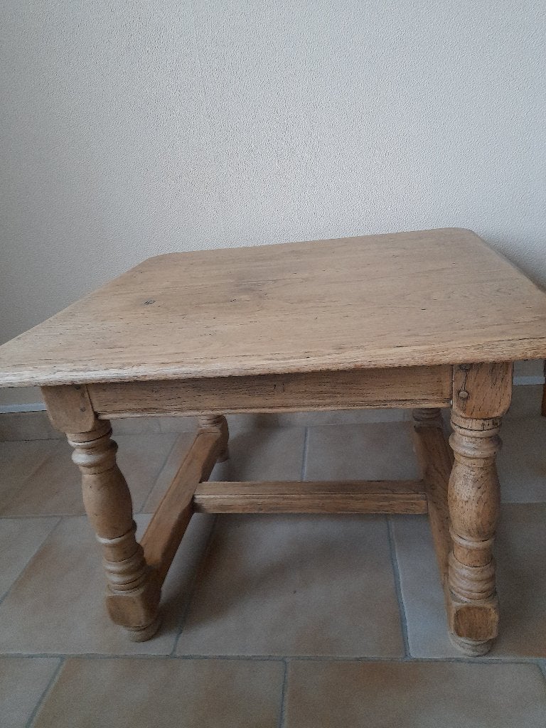 table de salon en chêne massif, Maison & Meubles, 50 à 100 cm, Enlèvement, 50 à 100 cm, Chêne