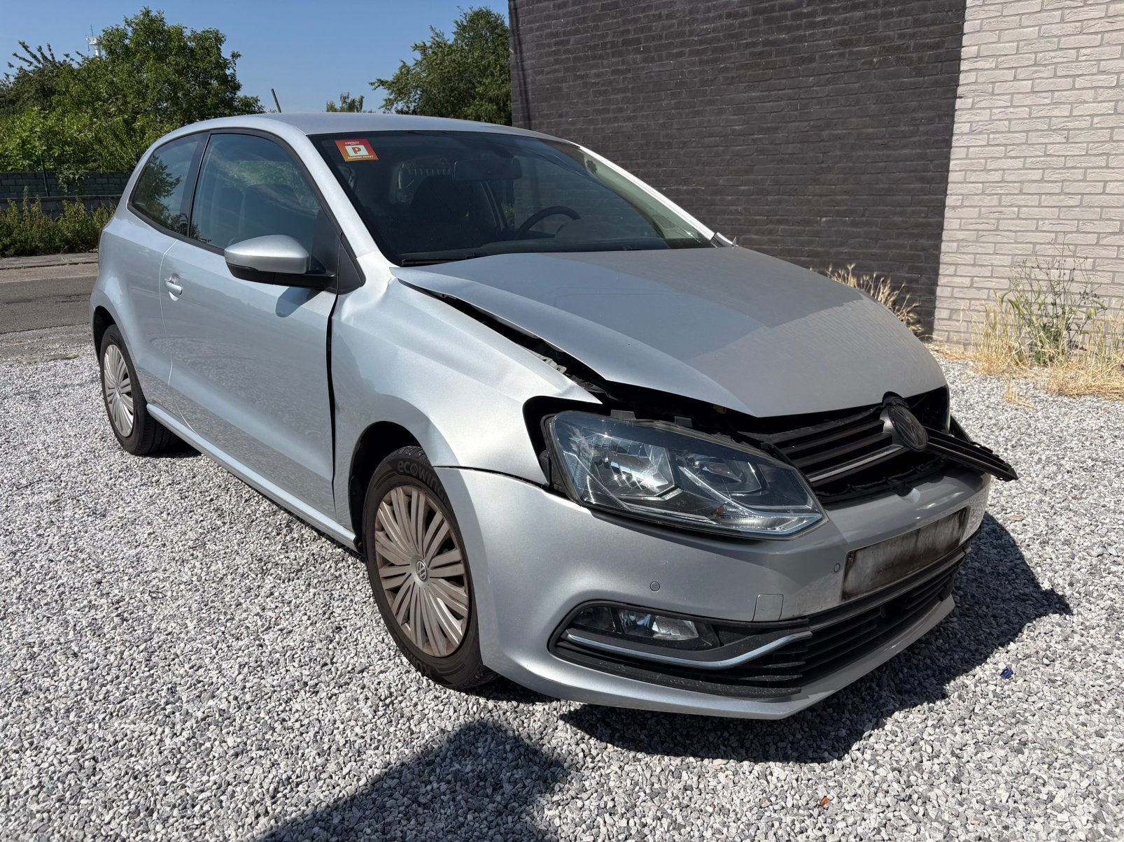 Volkswagen Polo 6c 1.2tsi 2016 boîte automatique accidenté, Autos : Divers, Volkswagen, Automatique, Enlèvement, Essence