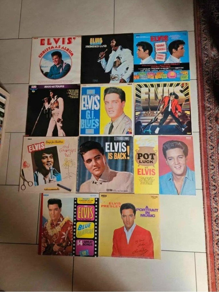65 vinyl lp's te koop van elvis presley zijn in goede staat, Double LP, Enlèvement, Utilisé, LP
