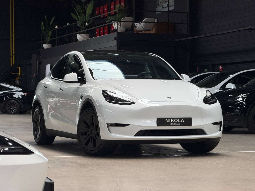 Tesla Model Y LONG RANGE - ALL WHEEL DRIVE - AUTOPILOT - HAR, Zwart, Wit, 5 zetels, SUV of Terreinwagen