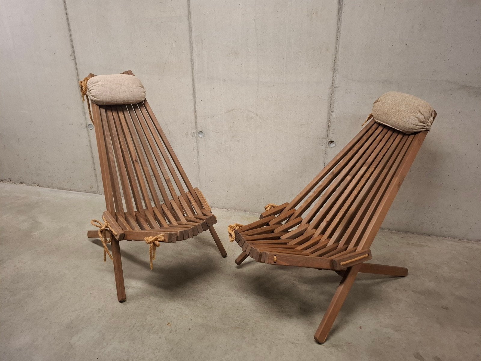 Eco furn tuinstoel, ligstoel esdoorn  2 stuks, Tuin en Terras, Ophalen