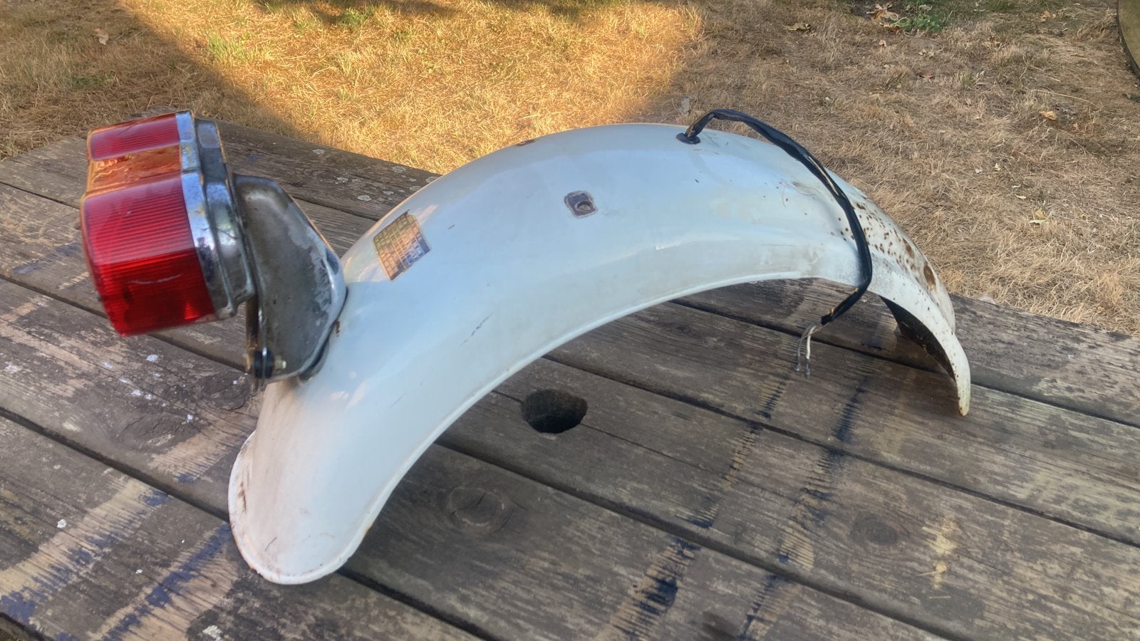 Suzuki RV90 achterspatbord RV 90, Fietsen en Brommers, Brommeronderdelen | Oldtimers, Ophalen, Zo goed als nieuw
