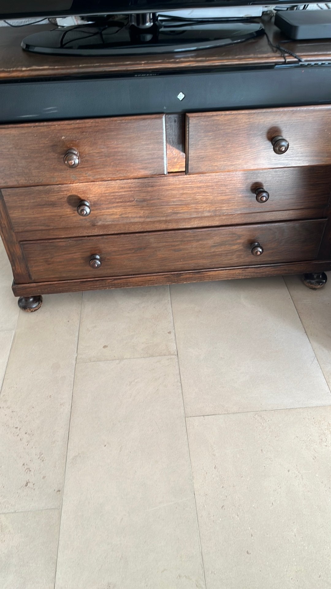 Ladenkast., Ophalen, 100 tot 150 cm, Eikenhout, Klassiek.