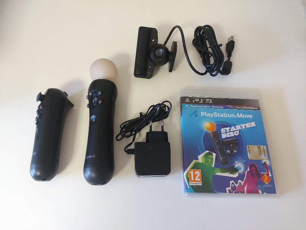 Playstation Move Starter met het spel, Ophalen of Verzenden, Zo goed als nieuw, Overige controllers, PlayStation 3