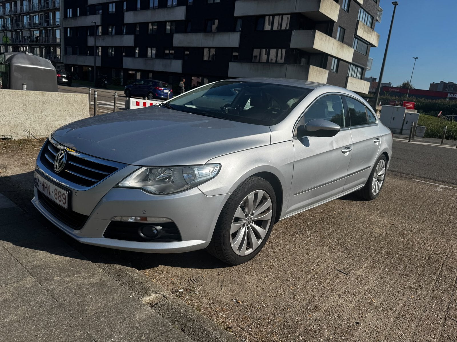 Volkswagen passat benzine 1.8, Auto's, Passat CC, Zwart, Leder, 5 deurs