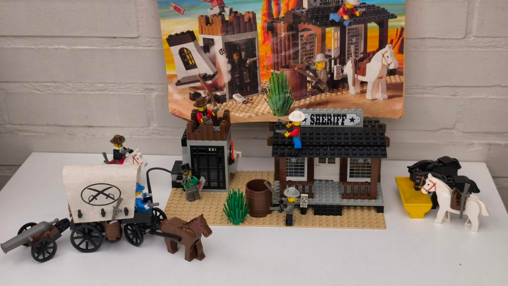 Vintage western Lego setjes plus extra's, Enlèvement, Lego
