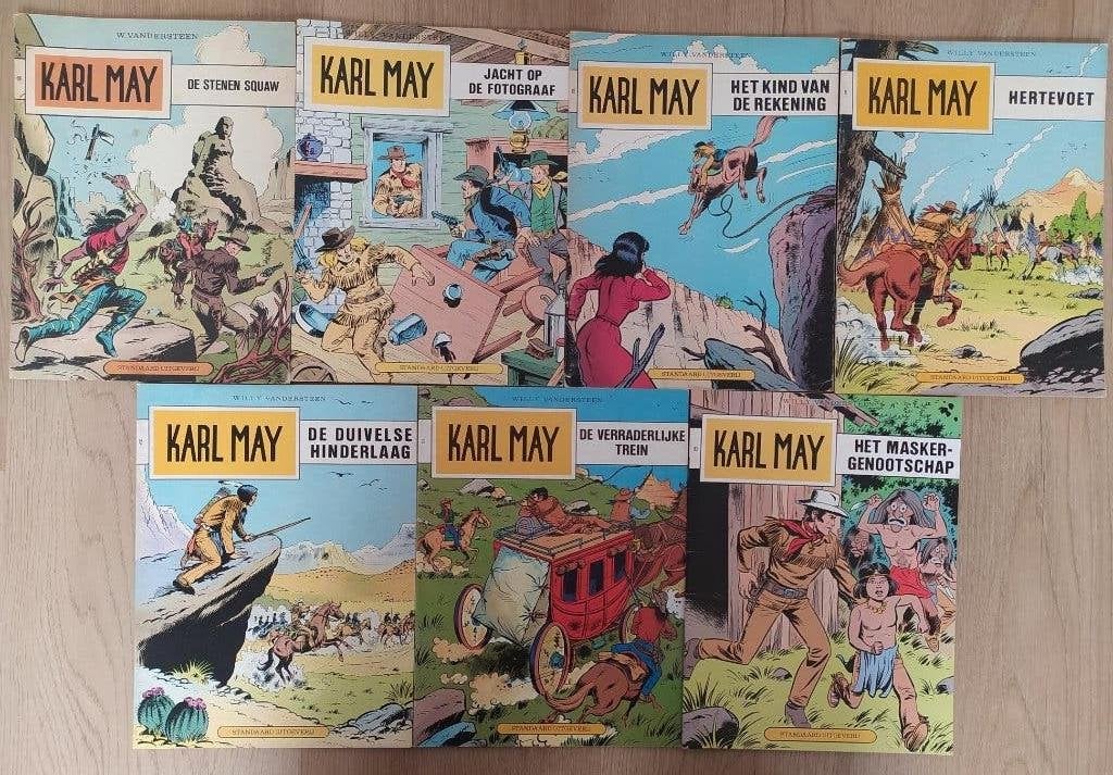 strips Karl May, Boeken, Ophalen of Verzenden