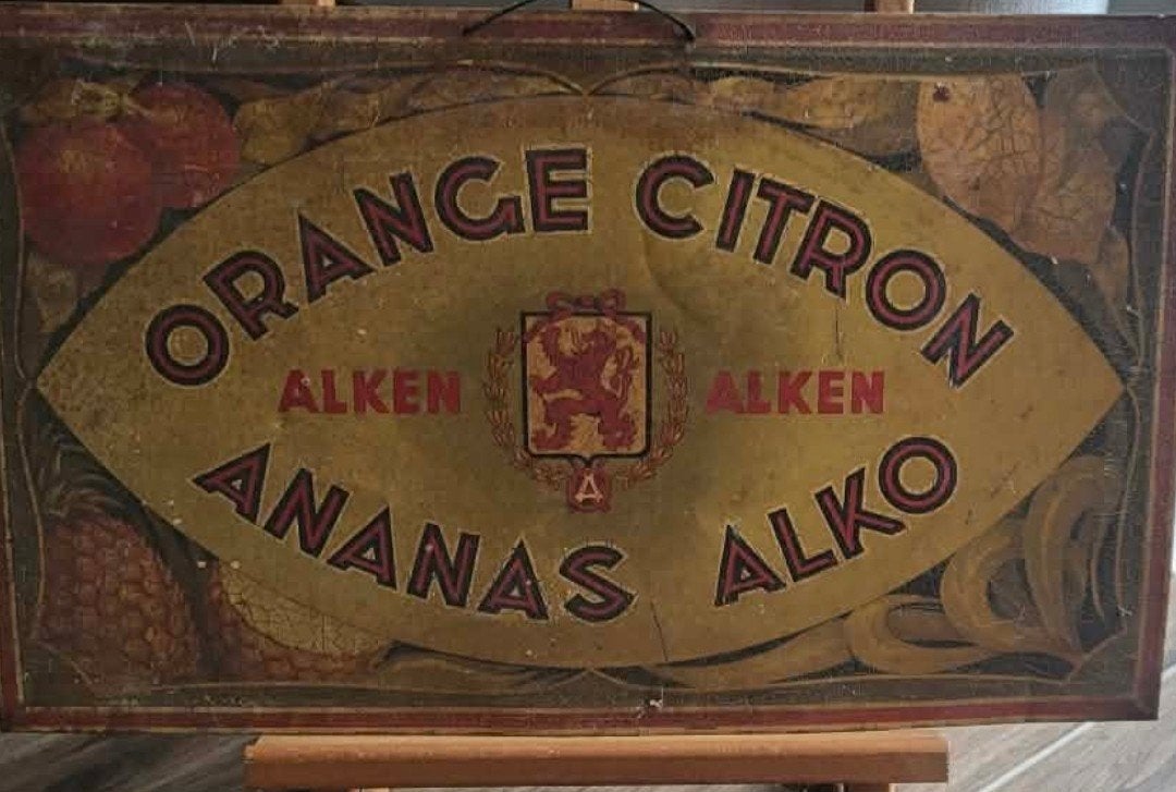 Te koop of te ruilen bordje van Alken., Ophalen