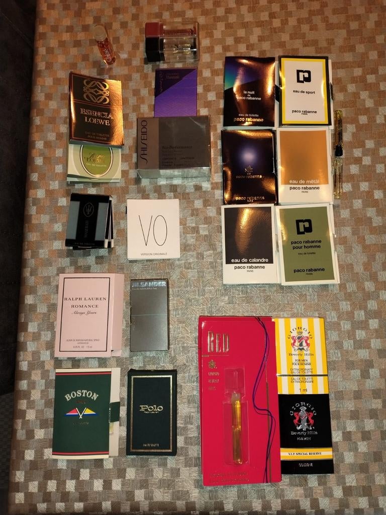 Parfum staaltjes (>250 stuks)., Enlèvement
