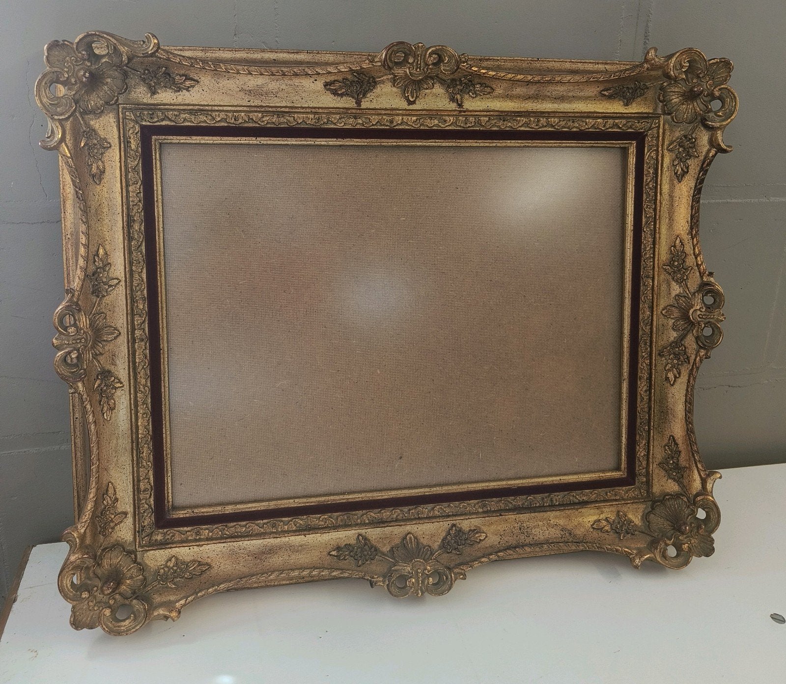 Antieke rechthoekige kader / lijst (44x52cm), Antiek en Kunst, Ophalen