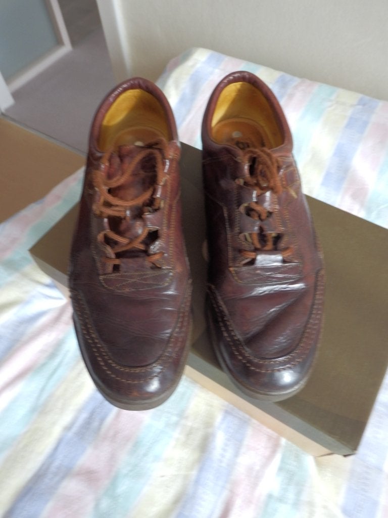 Italiaanse lederen herenschoenen maat 42 1/2 merk Lotto, Vêtements | Hommes, Chaussures de marche, Lotto Italiaans merk, Comme neuf