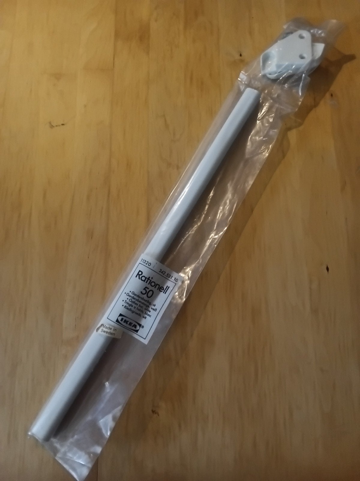 Kledingroede Ikea Rationell 50, Ophalen, Nieuw, Metaal, 50 tot 100 cm