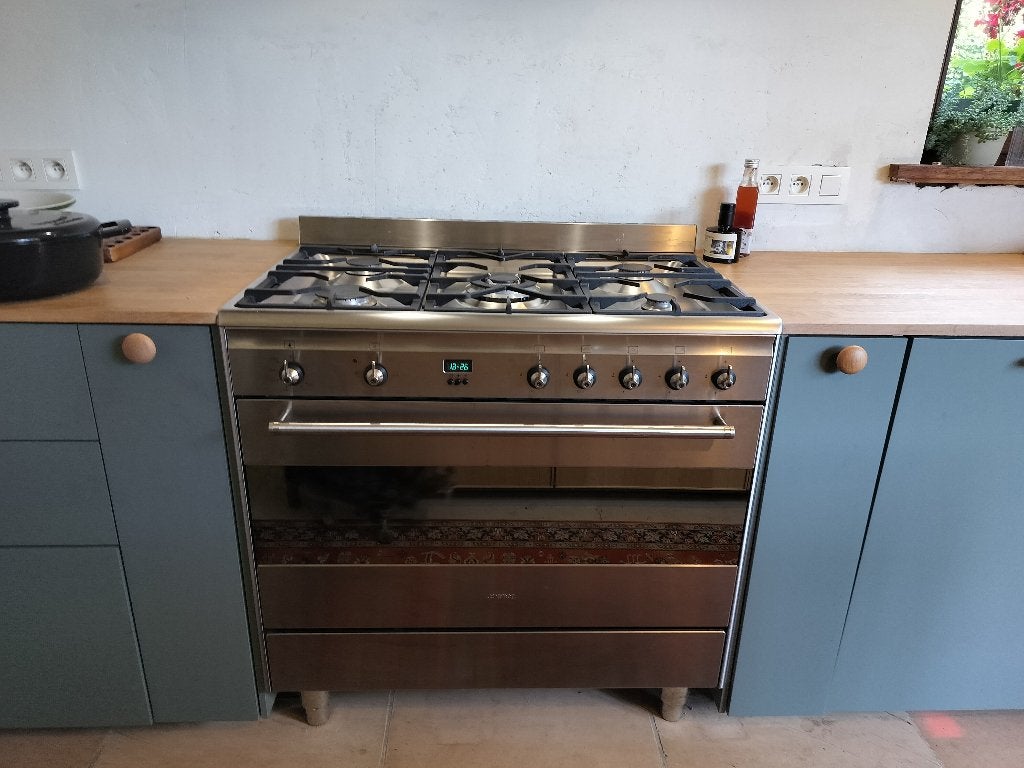 Smeg gasfornuis 200 euro, Elektronische apparatuur, Ophalen, Gebruikt, 60 cm of meer, Grill