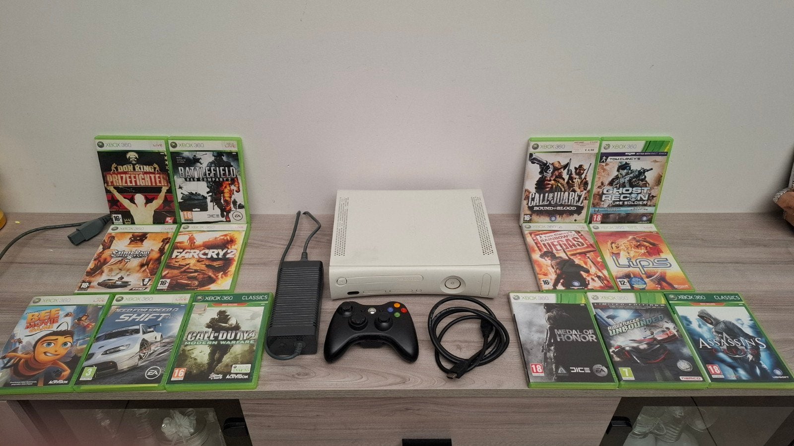 Xbox 360 in goede staat met een controller en 14 games, Games en Spelcomputers, Spelcomputers | Xbox 360, Ophalen of Verzenden