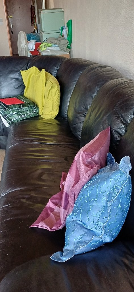 Zetel, Huis en Inrichting, Ophalen, Leder, Gebruikt, Hoekbank