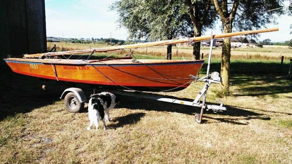 Houten zeilboot, Ophalen, Gebruikt, 1 cm, 5 m