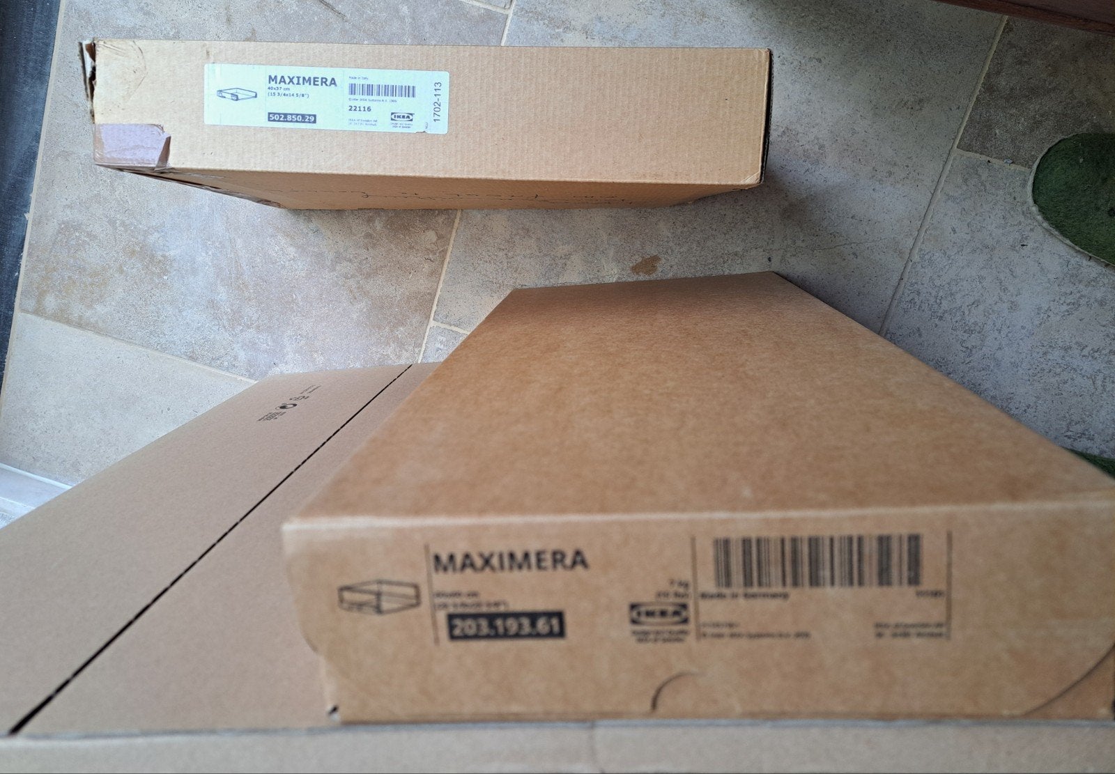 nieuwe Ikea lades zonder front,  260/60, 140/37, Huis en Inrichting, 3 of 4 laden, Ophalen, Nieuw