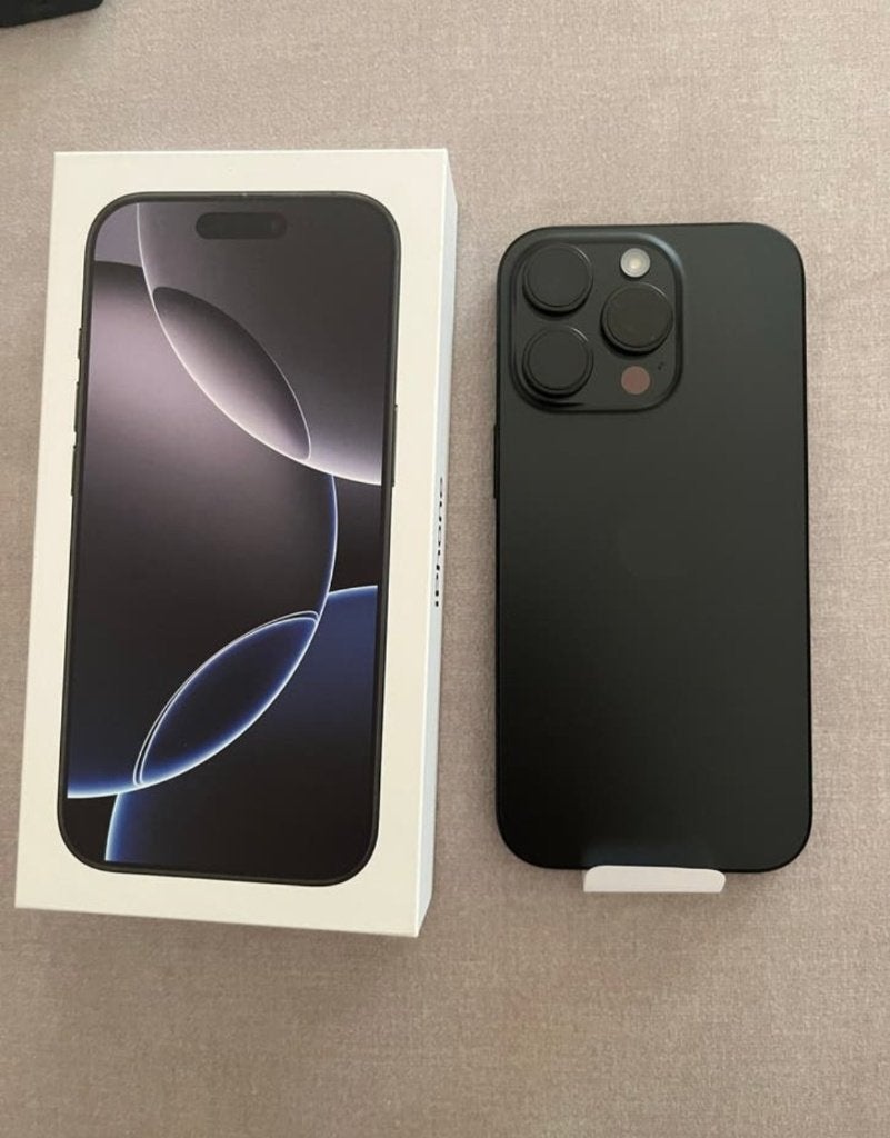 IPhone 16 pro nieuw, Telecommunicatie, 256 GB, Zwart, Nieuw, IPhone 16