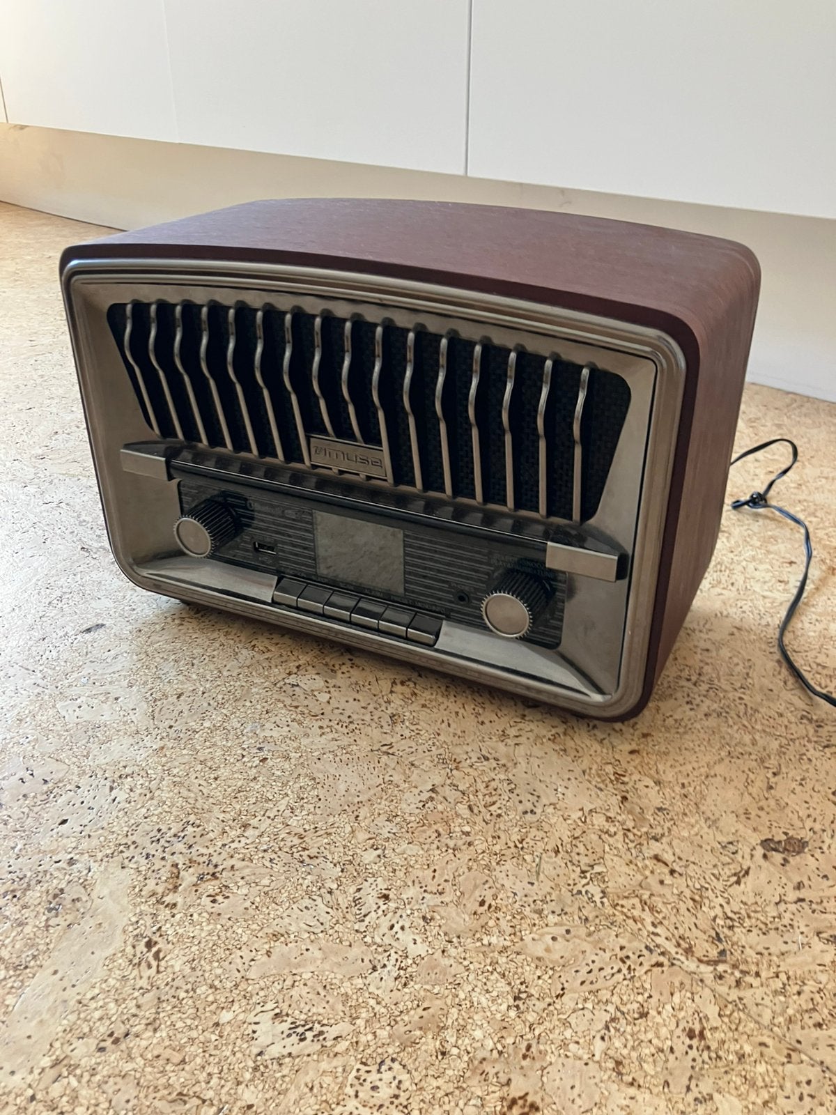 Vintage radio fm/dab met bluetooth - muse electronics, Enlèvement