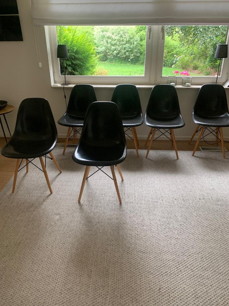 Chaises salle à manger, Bois, Gris, Vintage, Comme neuf