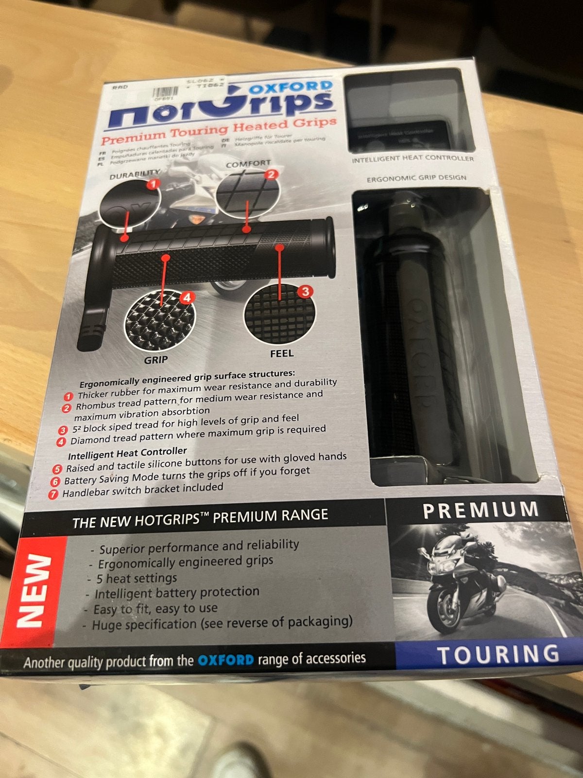 Oxford HotGrips Premium Touring OF691 – Neuves, Hobby & Loisirs créatifs, Enlèvement, Neuf, Pièce