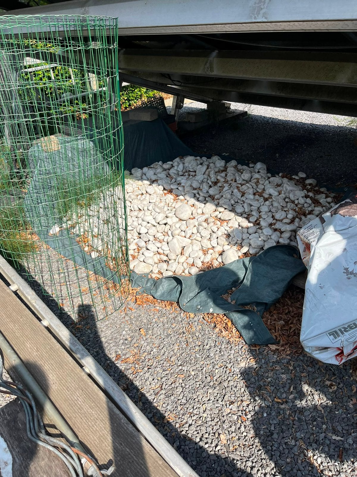 Witte stenen in verschillende groottes., Tuin en Terras, Ophalen