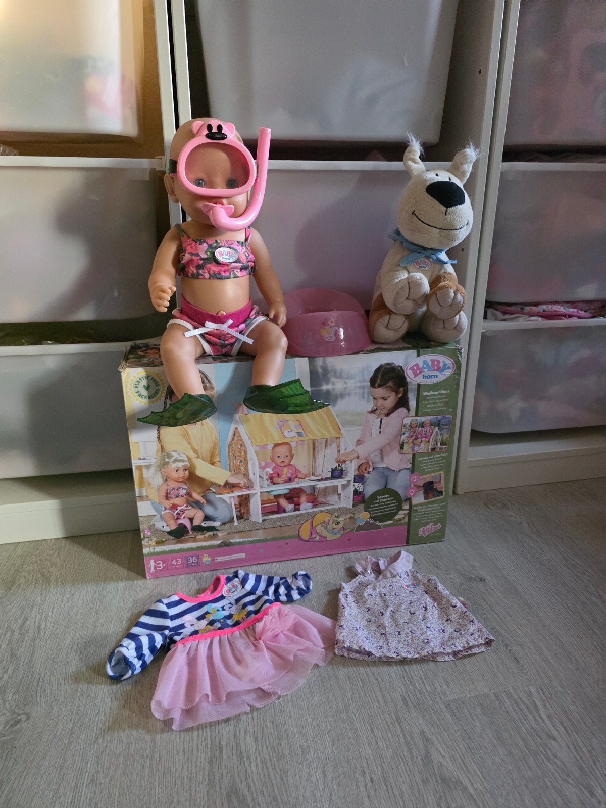 baby born pop met vakantie huisje, Ophalen of Verzenden