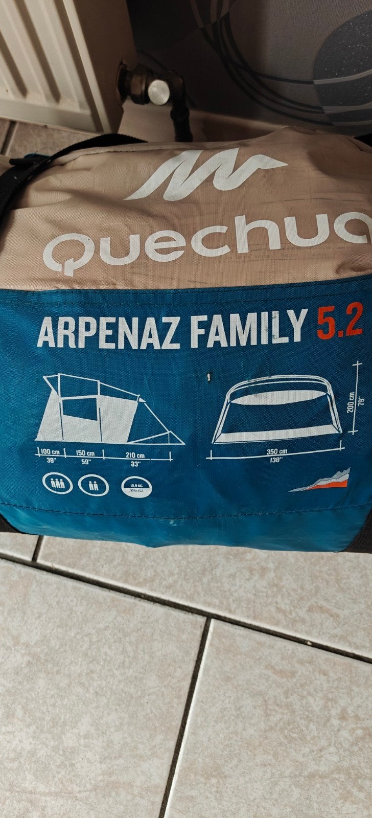 Tente Arpenaz Famille 5.2, Enlèvement, Utilisé, Jusqu'à 5