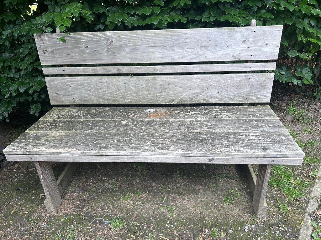 Tuinbank, Tuin en Terras, Ophalen, Gebruikt, Hout
