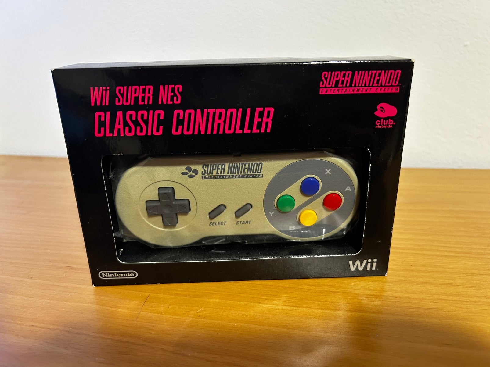 Wii SNES controller, Ophalen of Verzenden, Zo goed als nieuw