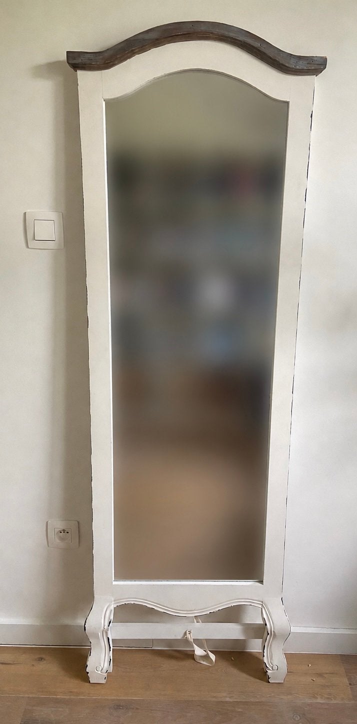 Staande spiegel, Huis en Inrichting, Woonaccessoires | Spiegels, Ophalen, Zo goed als nieuw
