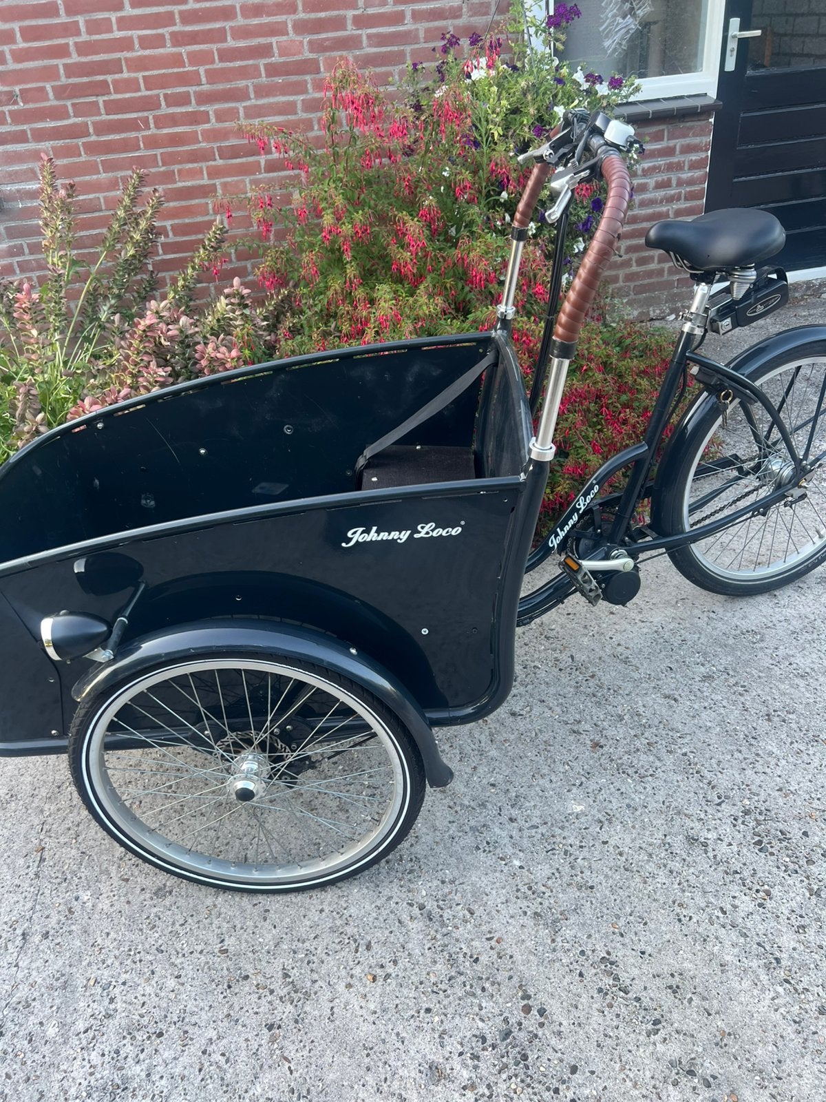 Johnny loco bakfiets met ondersteuning, Ophalen, Gebruikt, 4 kinderen of meer, Johnny Loco