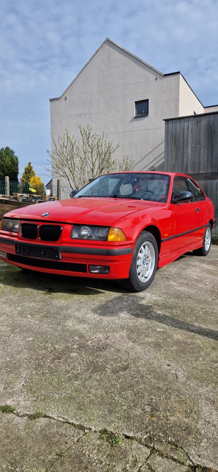 Bmw e36 coupé 316i, Auto's, BMW, Particulier, Coupé, Wit, Zwart, Ophalen
