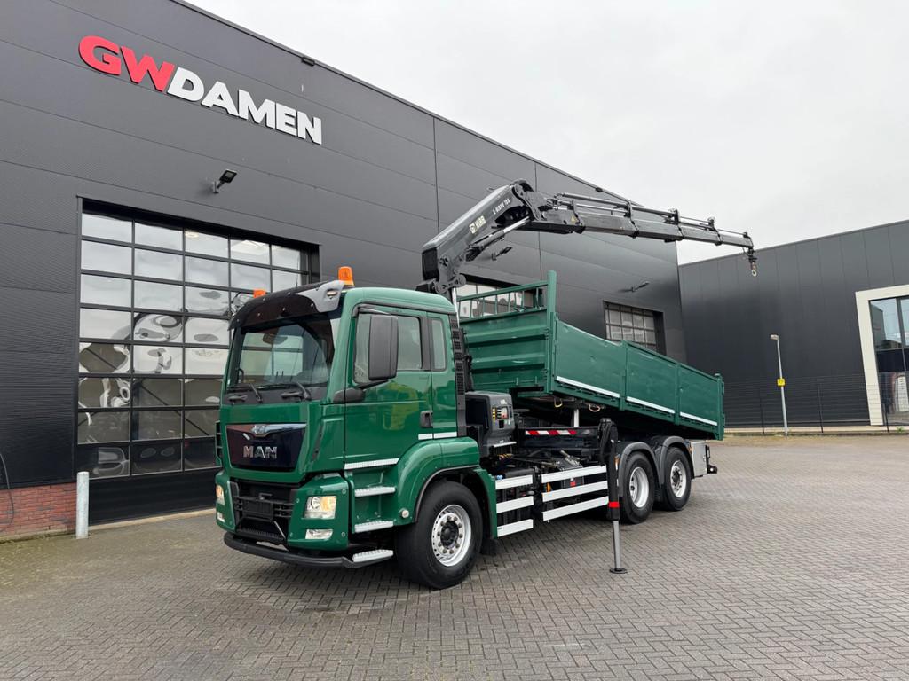 MAN TGS 26.360 6x2 Kipper/Hiab 188-4 Euro 6 (bj 2015), Auto's, Vrachtwagens, Automaat, Diesel, 265 kW, Te koop