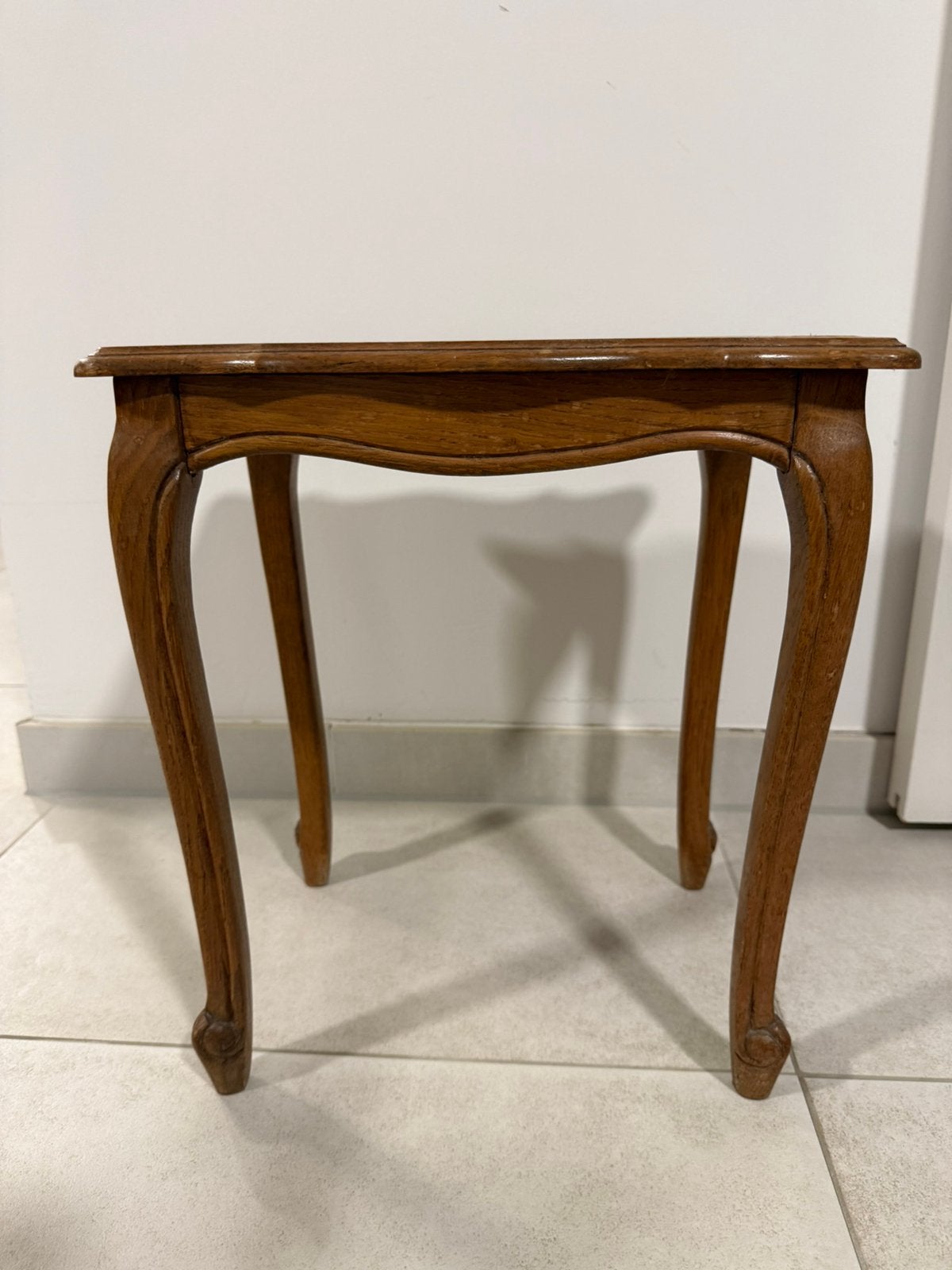 Vintage bijzettafel, Huis en Inrichting, Tafels | Bijzettafels, Ophalen, Minder dan 45 cm, Minder dan 55 cm, Gebruikt