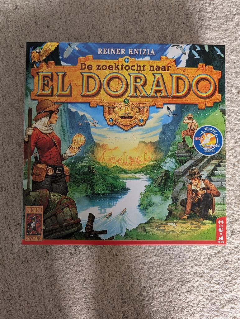 Zoektocht naar el dorado, Vijf spelers of meer, Ophalen, Zo goed als nieuw, 999 Games