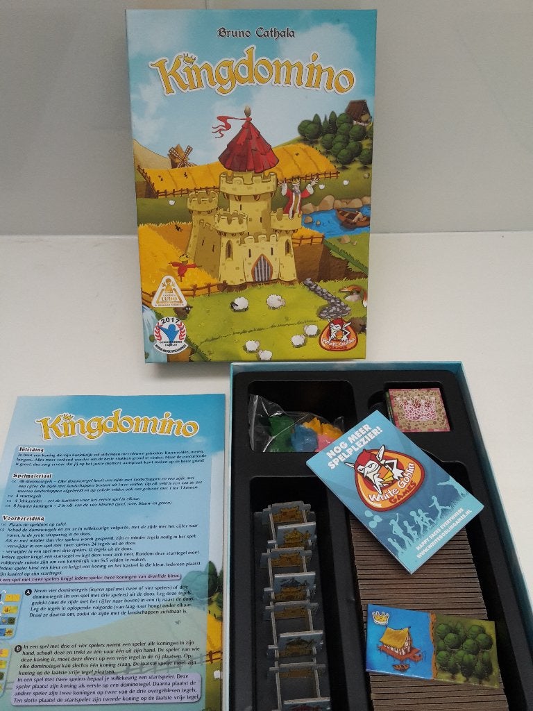 Nieuw spel Kingdomino, 2-4 sp., B. Cathala, + 1 gratis promo, Ophalen of Verzenden, Nieuw, White Goblin Games