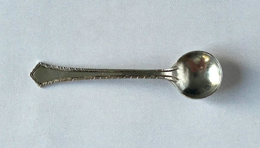 specerij lepel Engels sterling silver, Ophalen of Verzenden